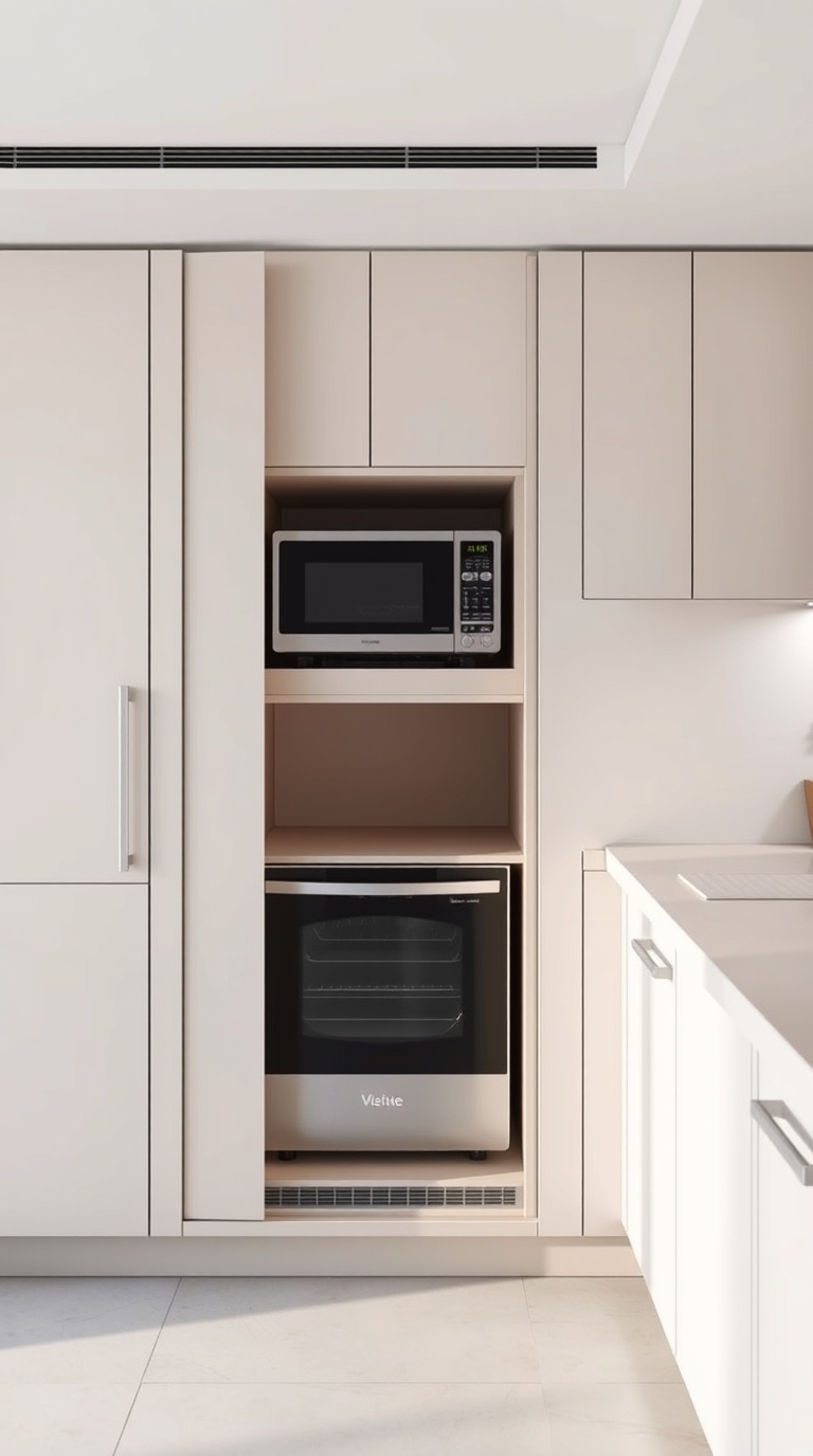 Optimize your kitchen with smart small appliance storage solutions that keep countertops clutter-free and stylishly organized.