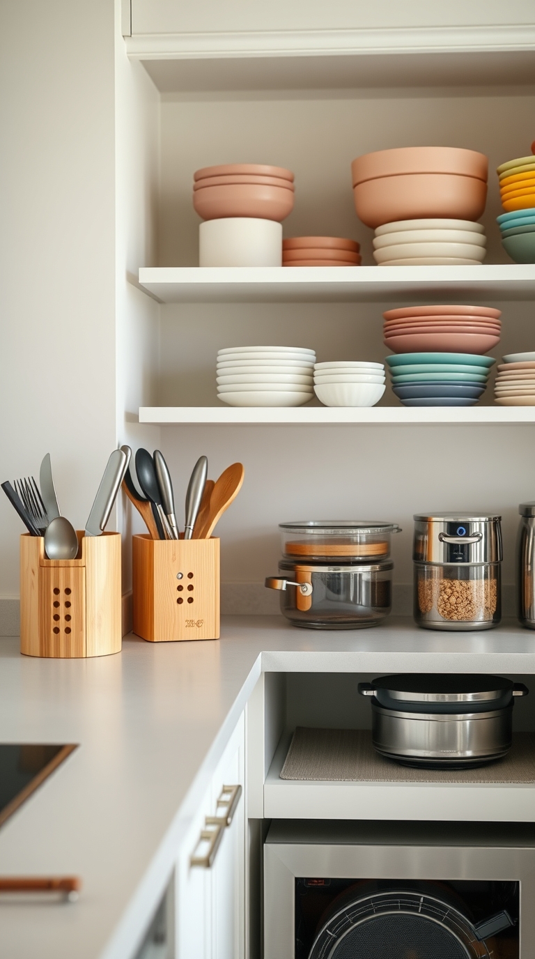Discover innovative cutlery storage solutions that blend style and functionality in your kitchen.