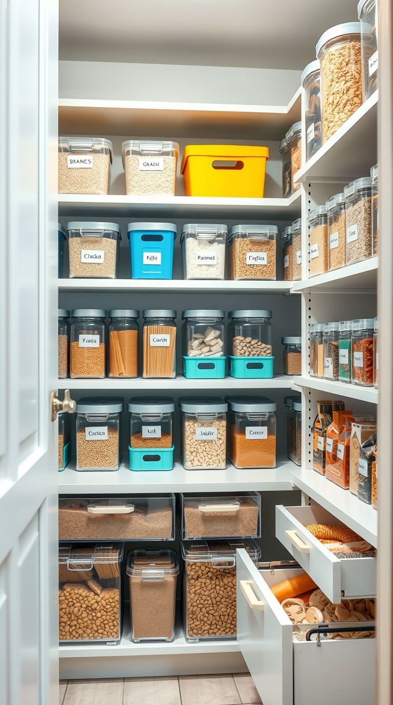 Discover clever pantry storage hacks that will transform your space into an organized haven for food items.